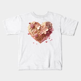 Amazing Valentines Day Heart Kids T-Shirt